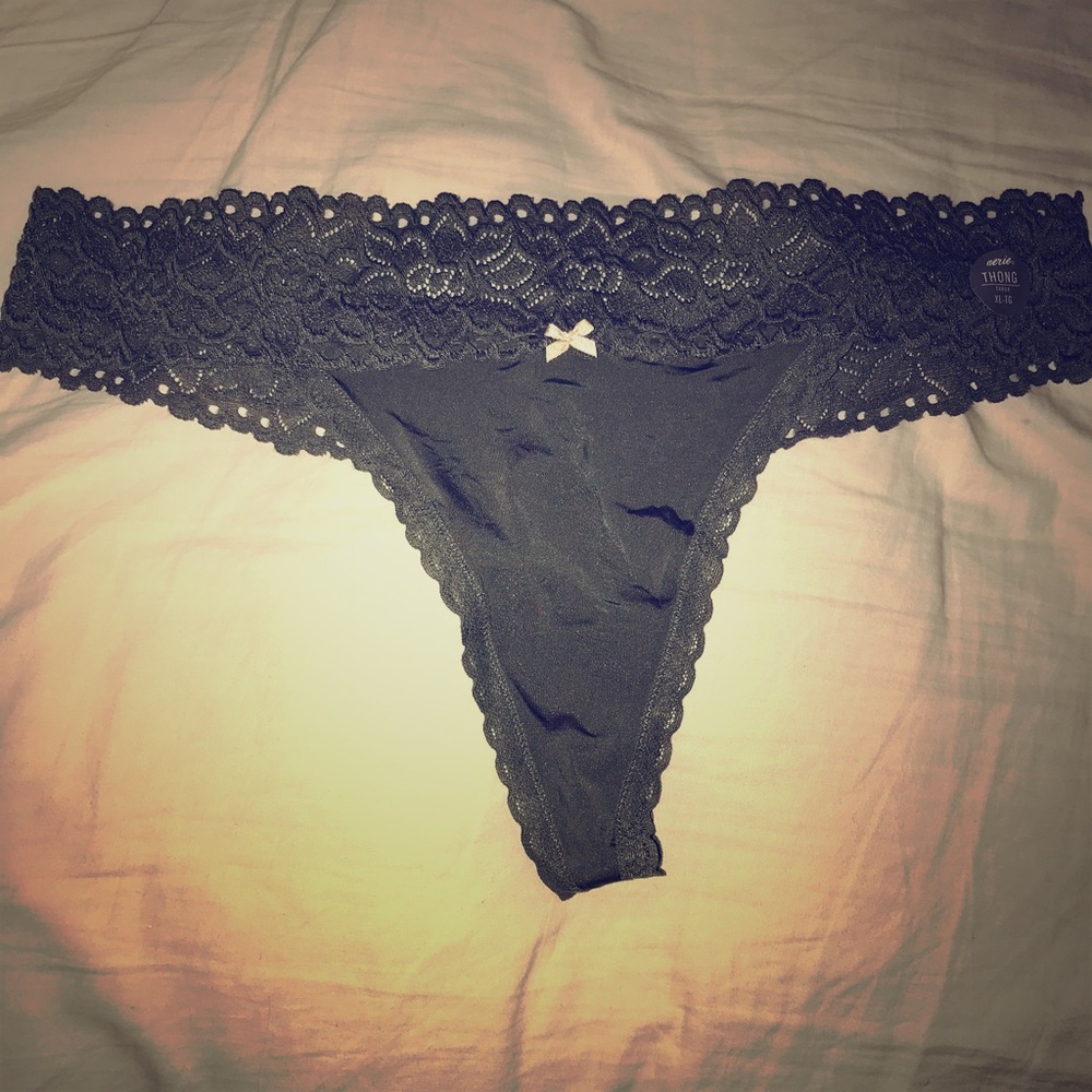 Brand new aerie lace thong